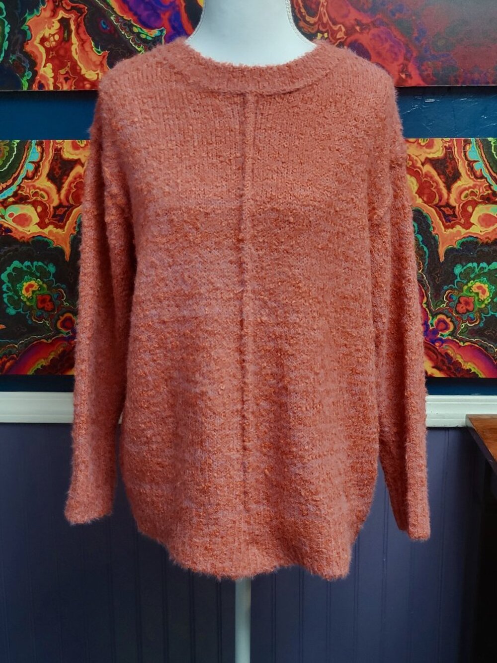 Lush ~ Sz S ~ Fuzzy Long Sleeve Sweater ~ Excellent Condition